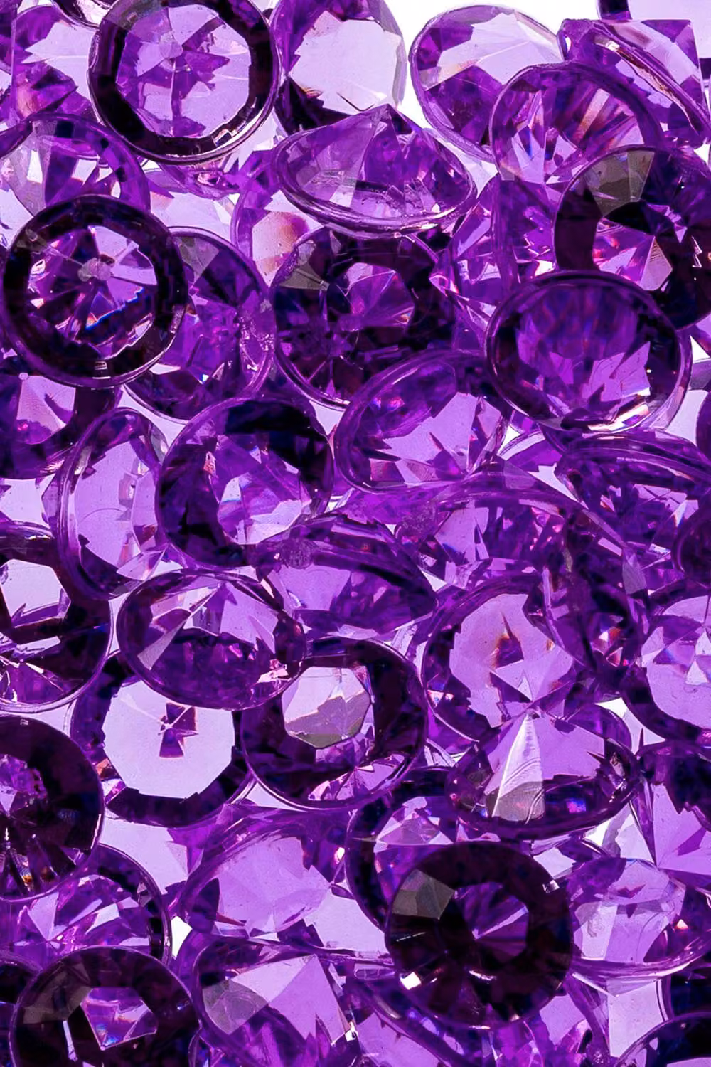 Neel Blue Acrylic Rhinestone Table Confetti Scatters, 2000 Pieces in Lilac/Purple – 4