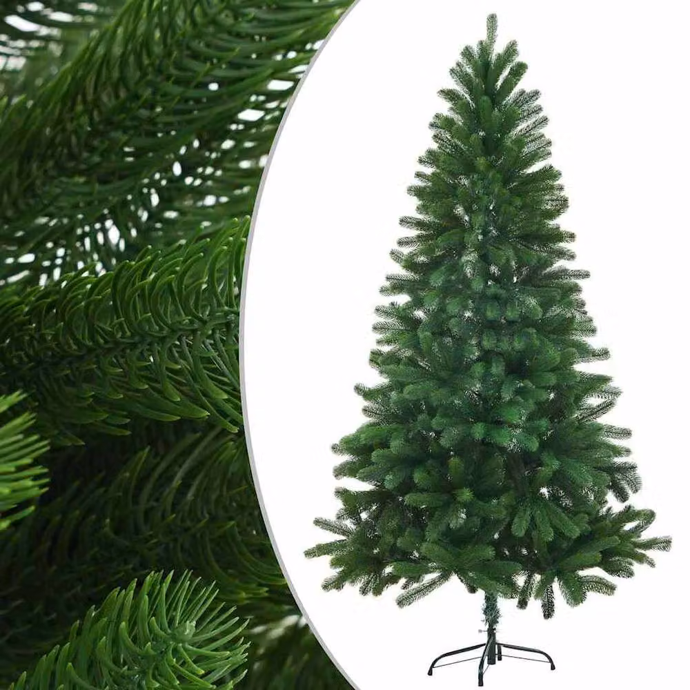 Berkfield Home Beautiful Artificial Pre-lit Christmas Tree with Gold Ball Set, Green, Height: 150 cm – 2