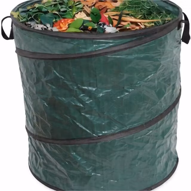 Burakh Heavy Duty Pop Up Garden Waste Bag, Green