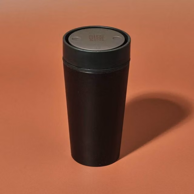 Circular & Co Reusable Coffee Cup Mug in Black, 8oz/227ml – 1