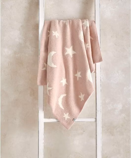 Mamas & Papas Pink Chenille Blanket