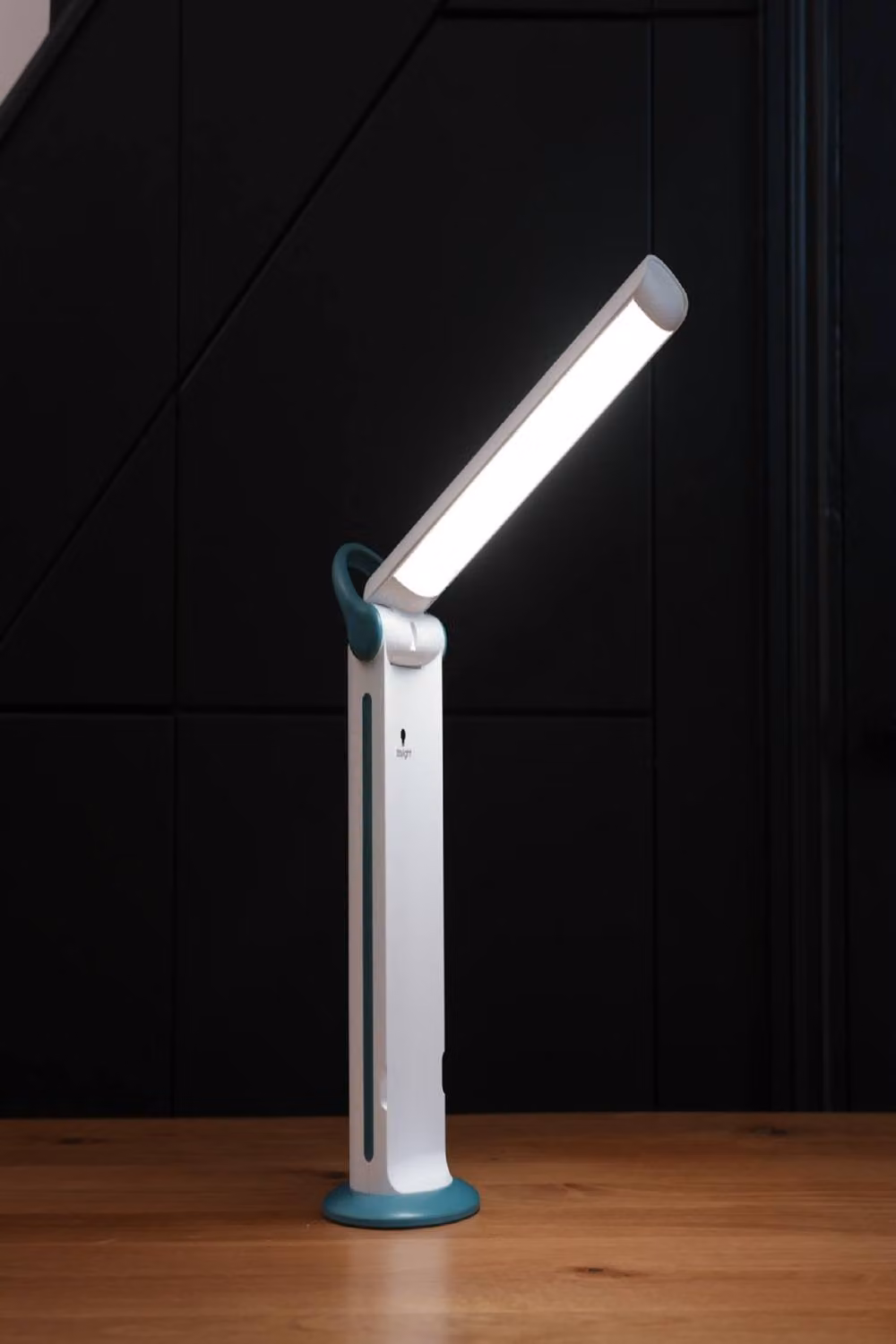 Daylight Twist 2 Go Compact Rechargeable LED Desk Lamp in Petrol, White or Multicolour – 3