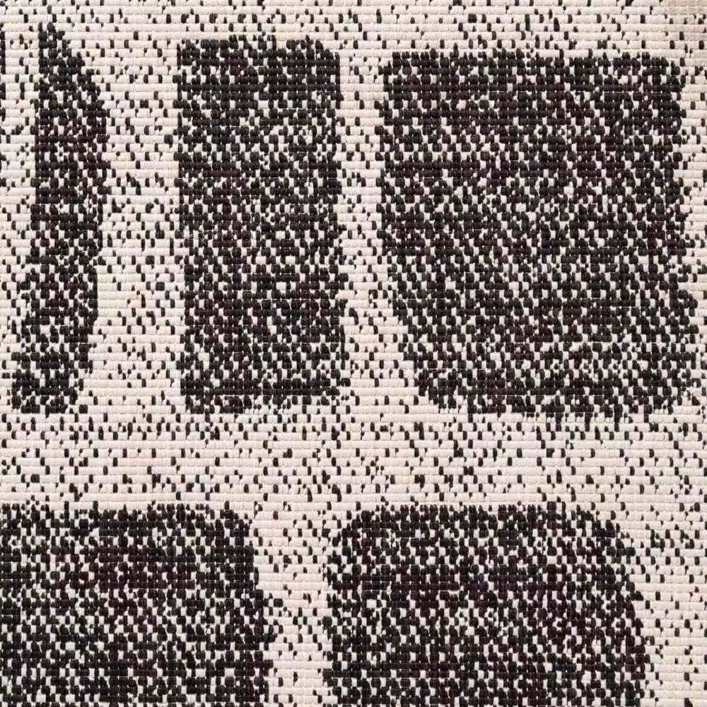 Ted Baker Ruskin Reversible Flatweave Indoor Outdoor Rug in Black, W: 120 cm, D: 170 cm – 4