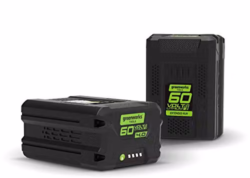 Greenworks Tools 60V 4Ah Li-ion Rechargeable Battery in Green and Black – 3