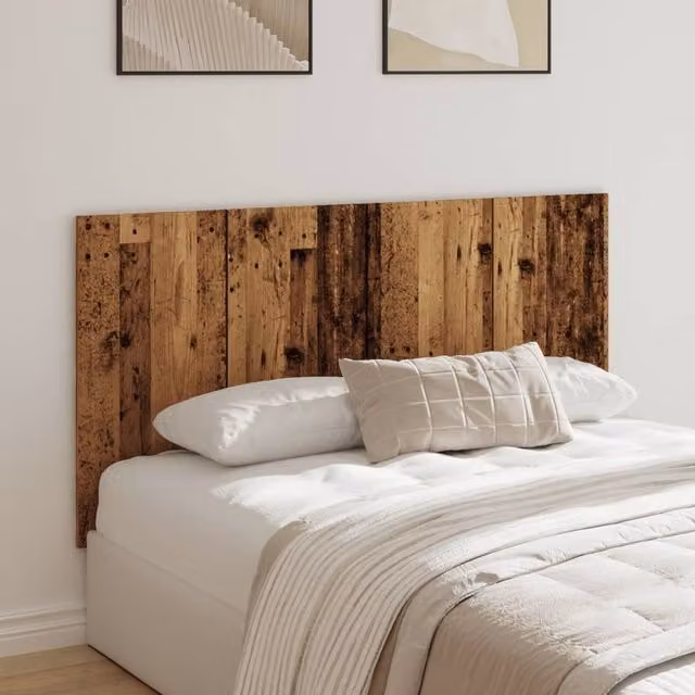 Berkfield Home Classic Bed Headboard in Old Wood Brown, W: 160 cm, D: 1.5 cm, H: 80 cm – 1
