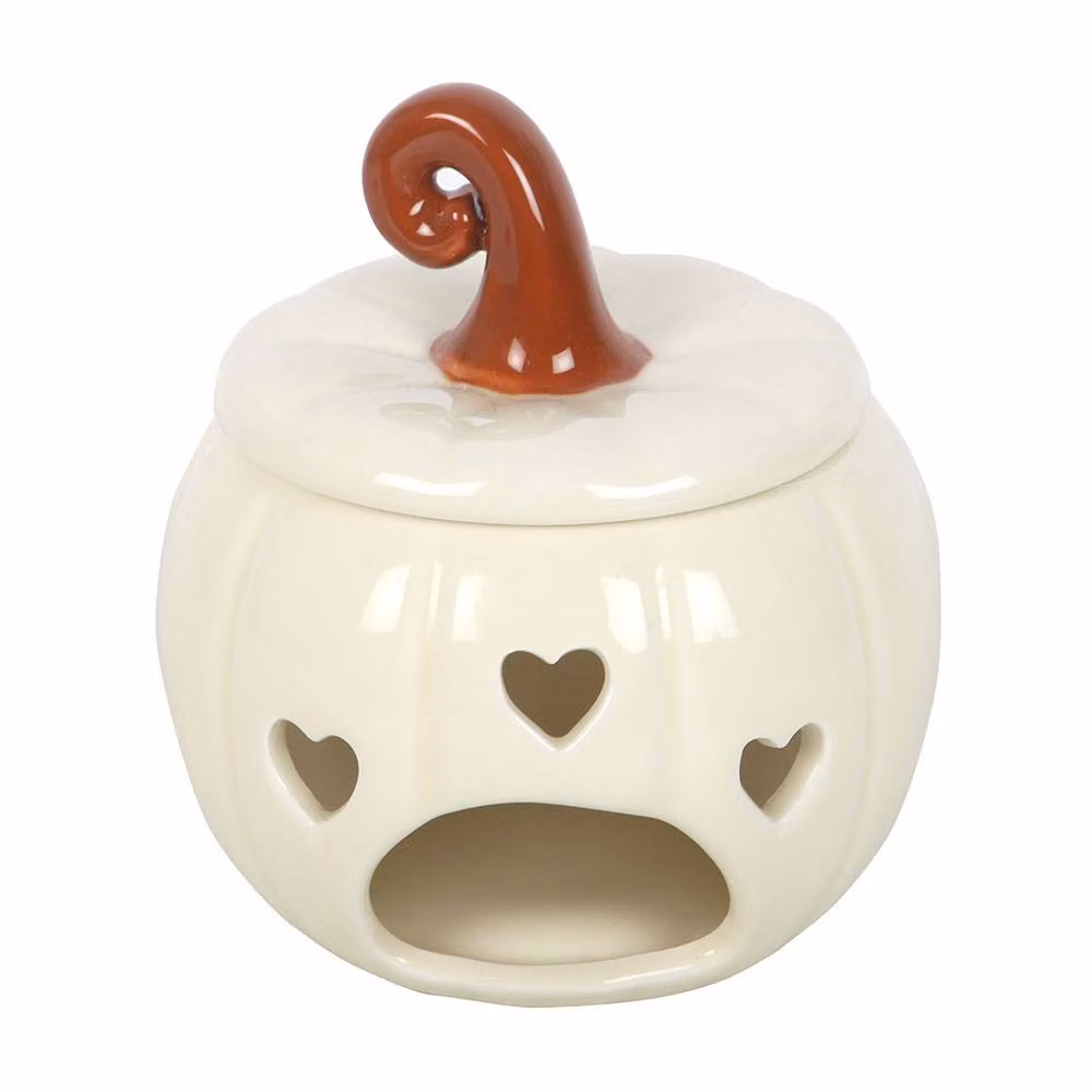 Marco Paul White Ceramic Pumpkin Tealight Oil Burner – 2