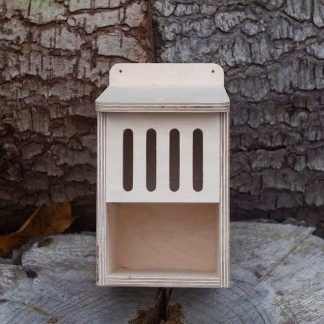 Buttercup Farm Bug Box Kit in Brown Wood, W/D/H: 13 x 15 x 23 cm