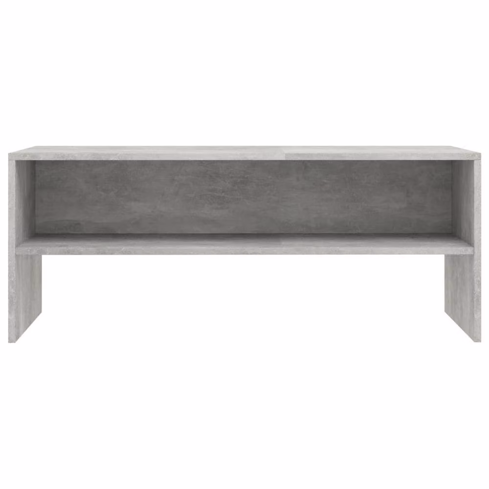 Berkfield Home TV Cabinet in Concrete Grey, W/D/H: 100 x 40 x 40 cm – 4