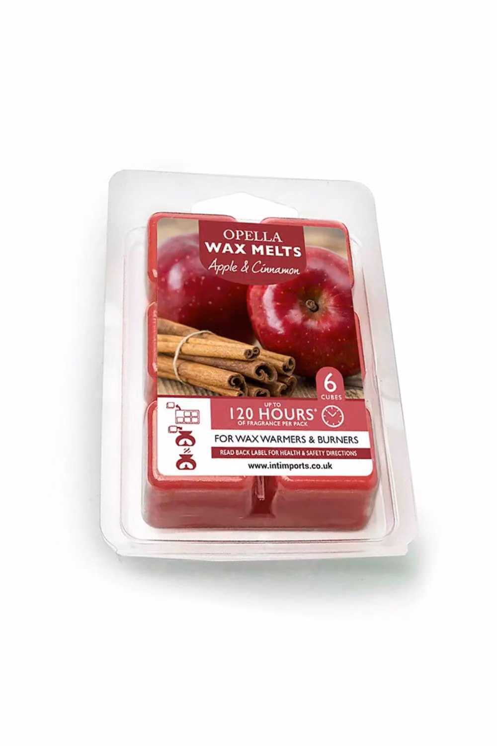KDMD Autumn Winter Apple and Cinnamon Wax Melts Gift Set, 6 Cubes, Red – 2