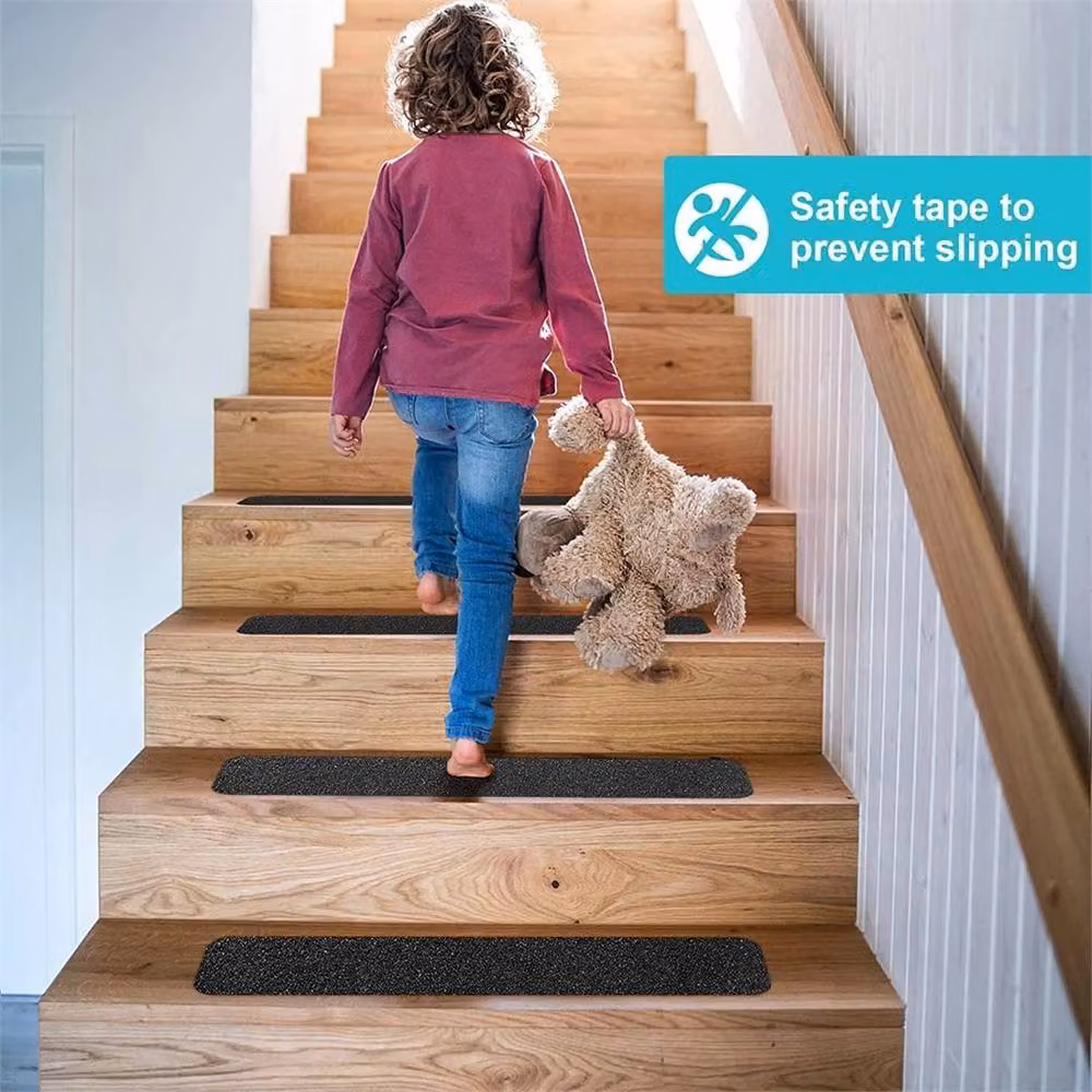 Nordara Black Non Slip Anti Skid Grit Strips for Wood and Stairs – 5