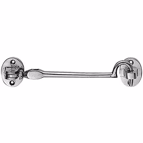 Loops Heavy Duty Cabin Hook and Eye in Polished Chrome