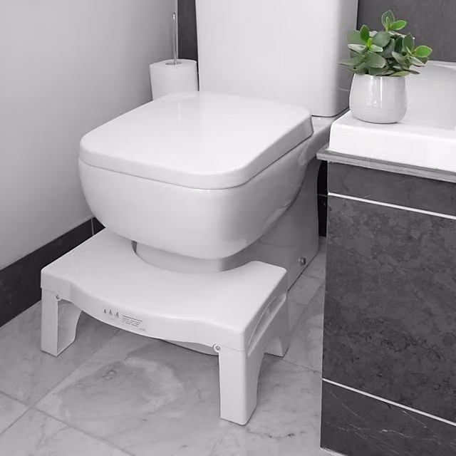 EONLION White Folding Squatting Toilet Stool
