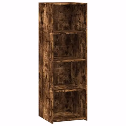 vidaXL Highboard in Brown Oak, W/D/H: 40 x 41 x 124 cm