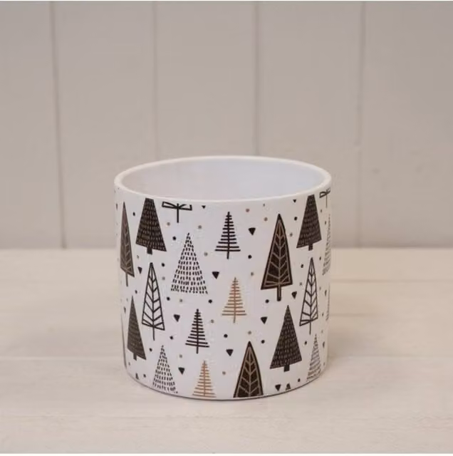 KDMD White and Multicolour Tree Pot 13mm