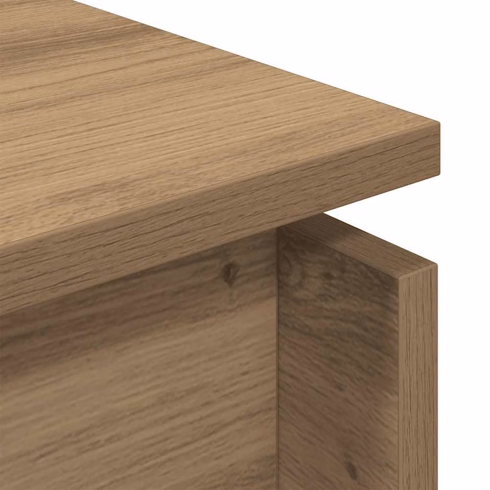 Berkfield Home Artisan Oak Coffee Table in Brown, W/D/H: 68 x 50 x 38 cm – 5