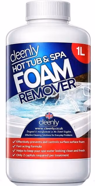 Cleenly Hot Tub and Spa Foam Remover Defoaming Liquid, 1 l