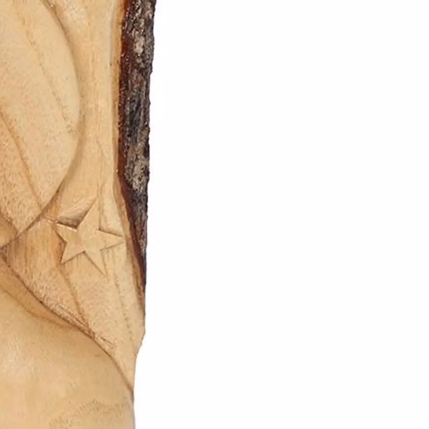Something Different Wolf Wood Carving Wall Art in Beige – 2