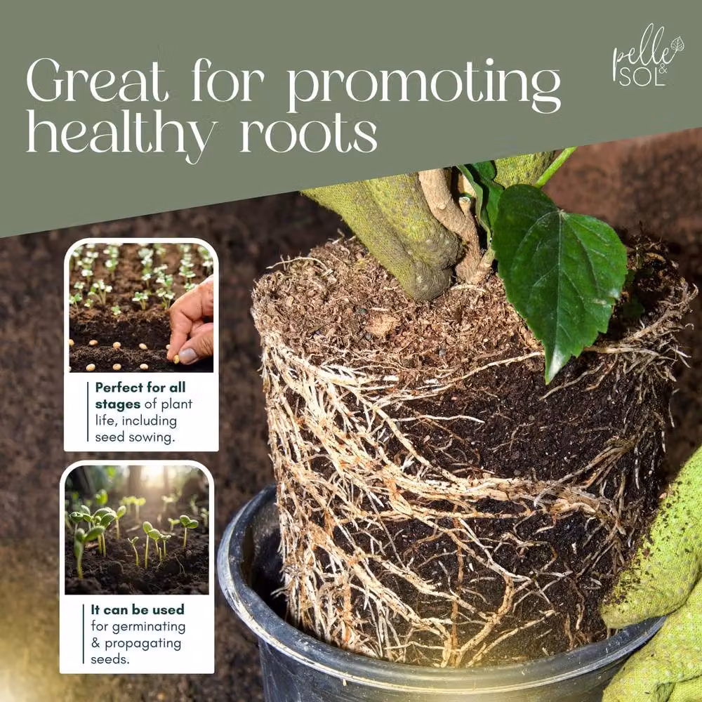 Pelle & Sol All-Purpose Potting Soil for Indoor and Outdoor Plants, 50 l – 12