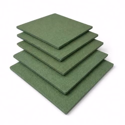 Mega Flooring UK 5mm Wood Fibre Underlay Panels, Green, 15 Boards per Pack, Covers 7m² – 1