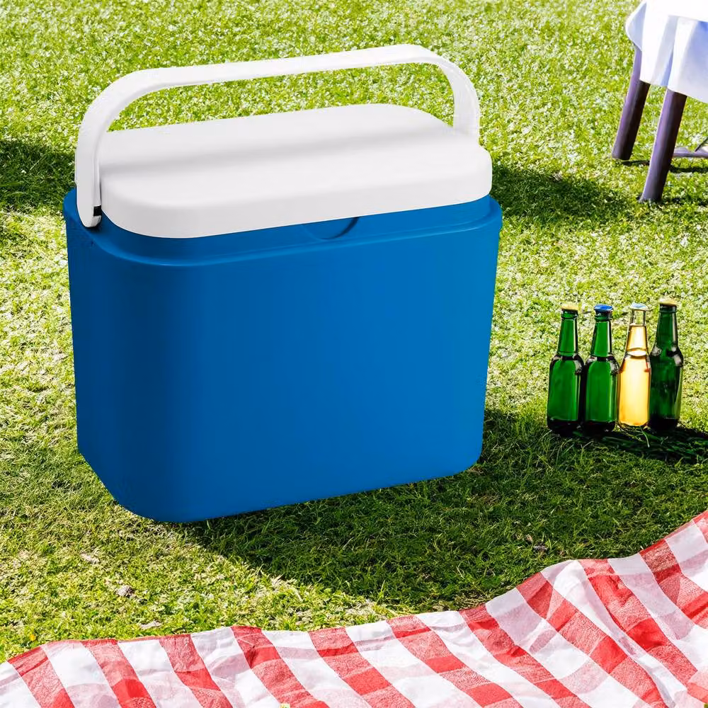 Harbour Housewares 30L Insulated Cool Box in Blue – 7