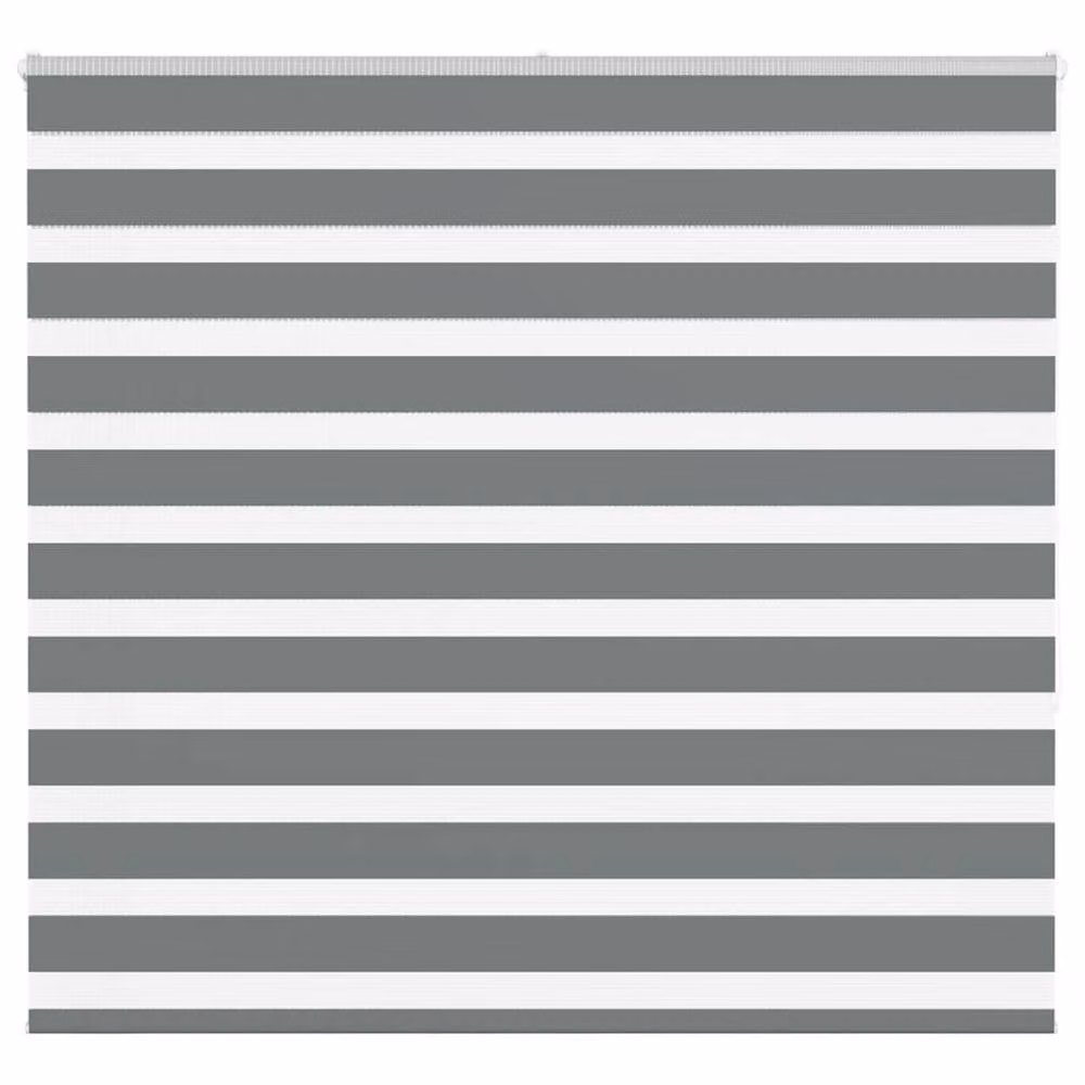 Berkfield Home Elegant Zebra Blind in Dark Grey, W: 160 cm, H: 150 cm – 2