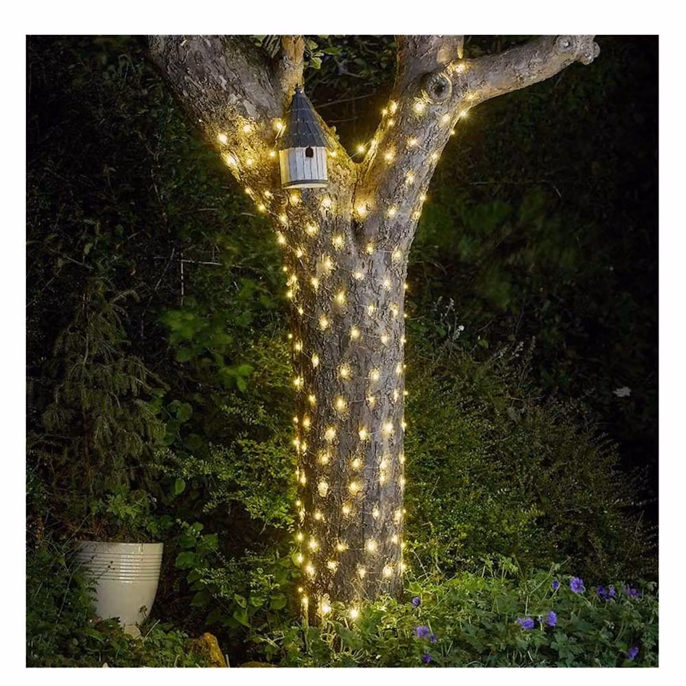 Smart Garden Products Ultra Solar Powered Firefly LED String Lights, Warm White, 50 LEDs – 3