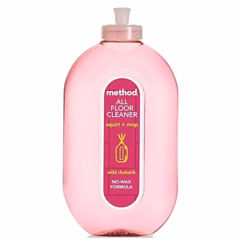 Method Wild Rhubarb Hard Floor Cleaner, 0.75 l, Pink