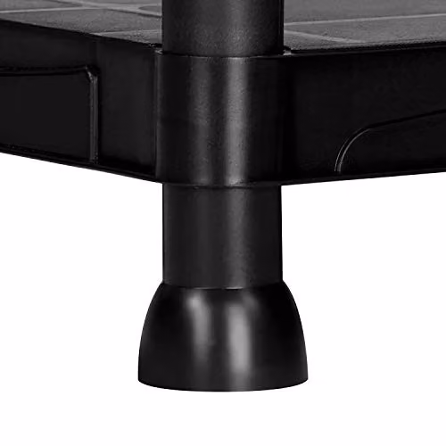 Gr8 Home Black 3 Tier Plastic Freestanding Shelving Unit W/D/H: 95 x 30 x 95 cm – 4