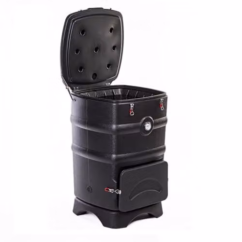 Garden Gear Bio-Heat 110L Black Thermal Composter with Carbon Filtration, External Thermometer and Ventilation System – 4