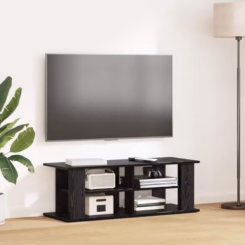 vidaXL Modern Black Oak TV Stand W/D/H: 96 x 35 x 33.5 cm – 2