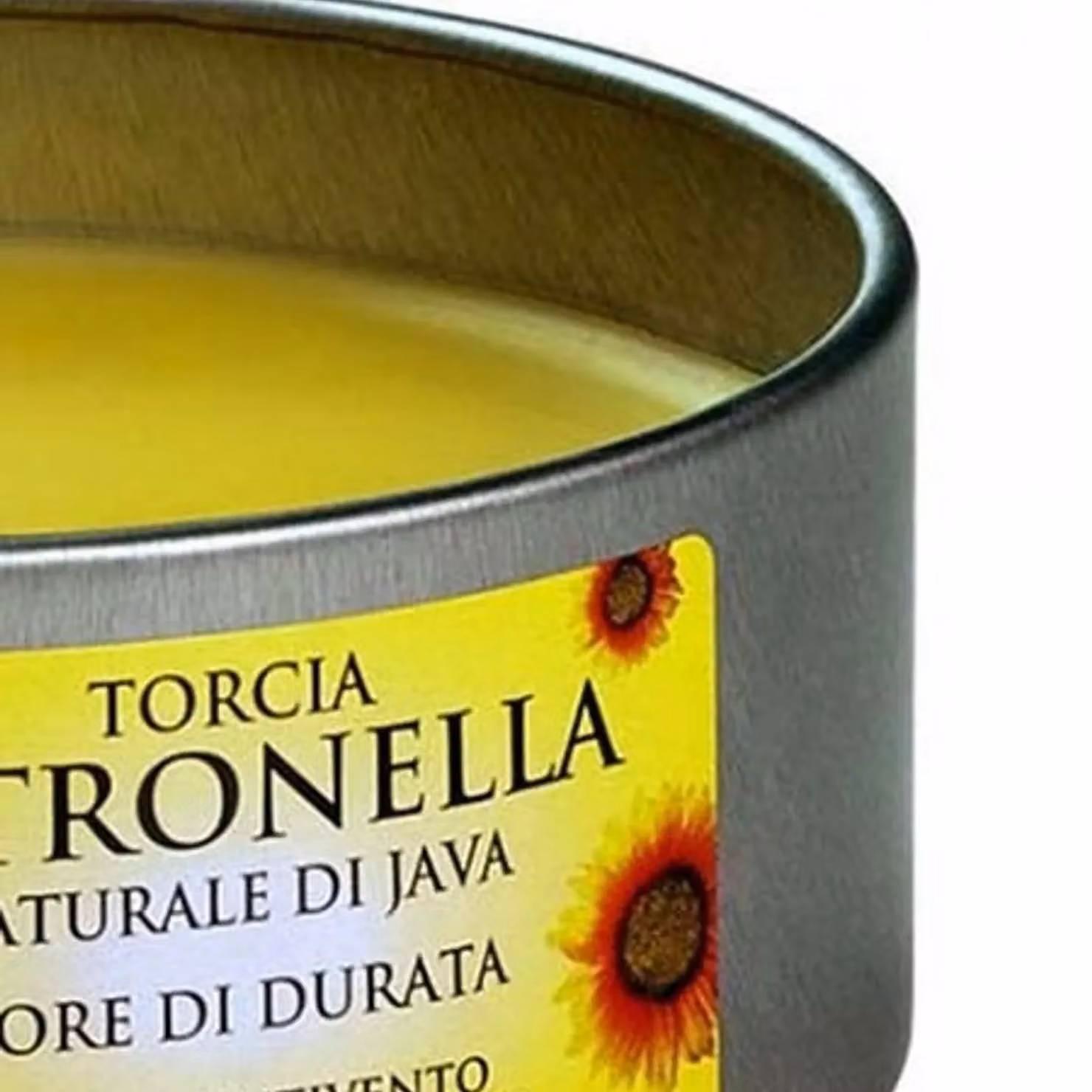 Prices Citronella Unlidded Tin Candle in Yellow – 2