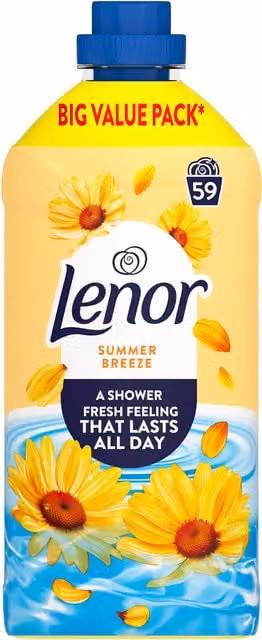Lenor Shower Fresh Fabric Conditioner Summer Breeze Multicolour 59 l