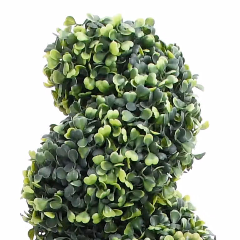 Berkfield Home Artificial Green Boxwood Spiral Potted Plant, Height: 117 cm