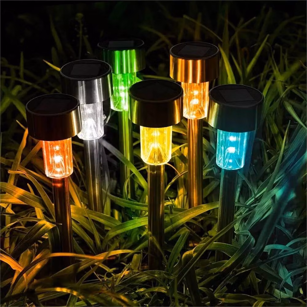 Nordara 10 Pack Multicolour Solar Stake Lights with Dusk Sensor for Garden and Terrace – 4
