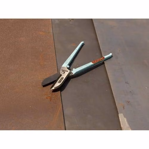 Irwin Gilbow G245 Straight Tin Snips, 250 mm, Blue and Silver – 2