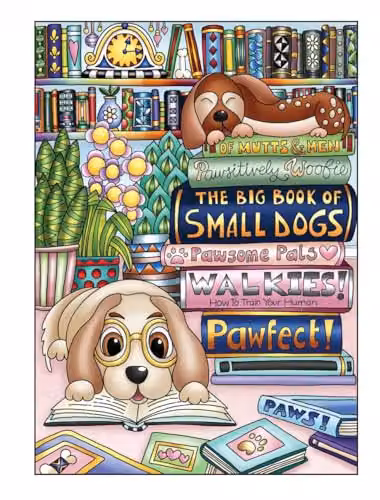 Creative Haven Adorable Dogs Colouring Book for Adults – 3