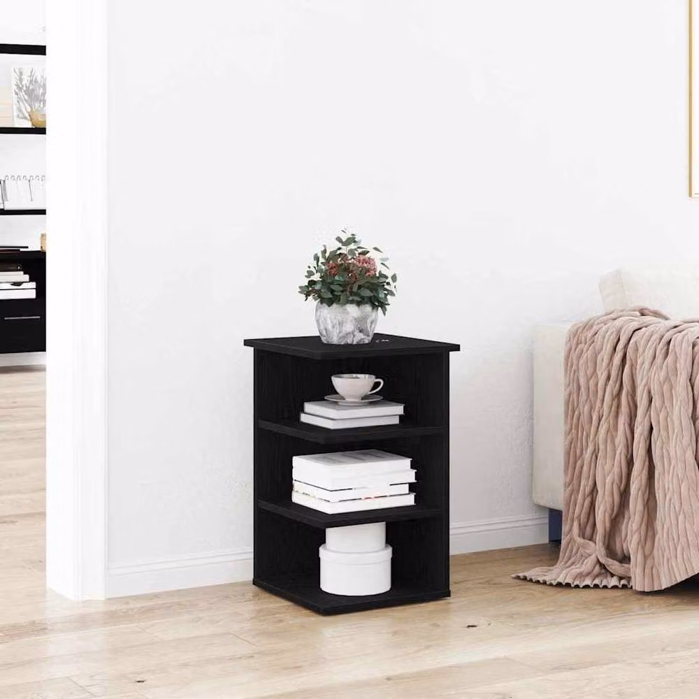 Berkfield Home Black Oak Side Cabinet, W/D/H: 35 x 35 x 55 cm – 2