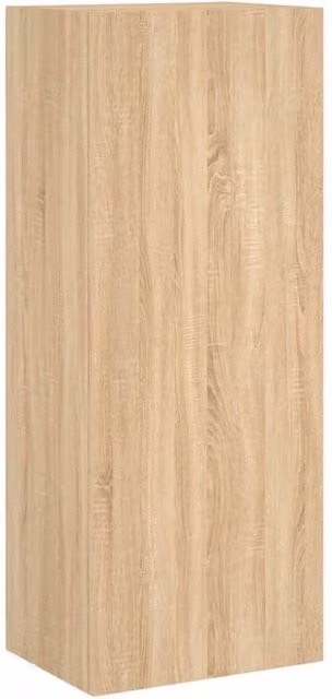 Berkfield Home Sonoma Oak Wall Mounted TV Cabinet in Brown, W/D/H: 40.5 x 30 x 102 cm