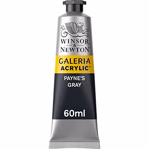 Winsor & Newton Galeria Acrylic Paint, Paynes Grey, 60 ml – 2