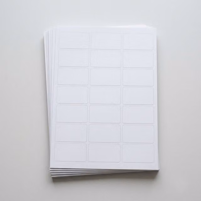 Storm Trading Group White A4 Address Labels for Inkjet, Laser and Desktop Printers, 500 Sheets