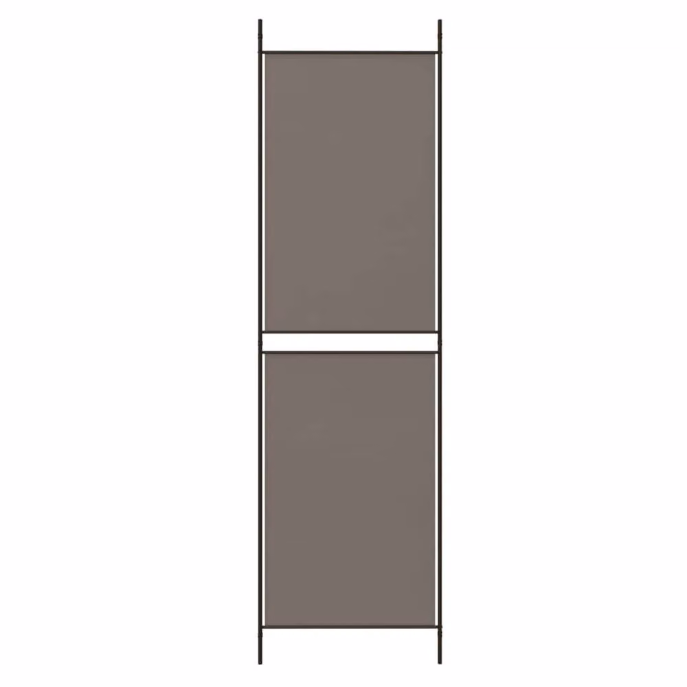 Berkfield Home 6-Panel Fabric Room Divider in Anthracite and Black, W: 300 cm, H: 180 cm – 2