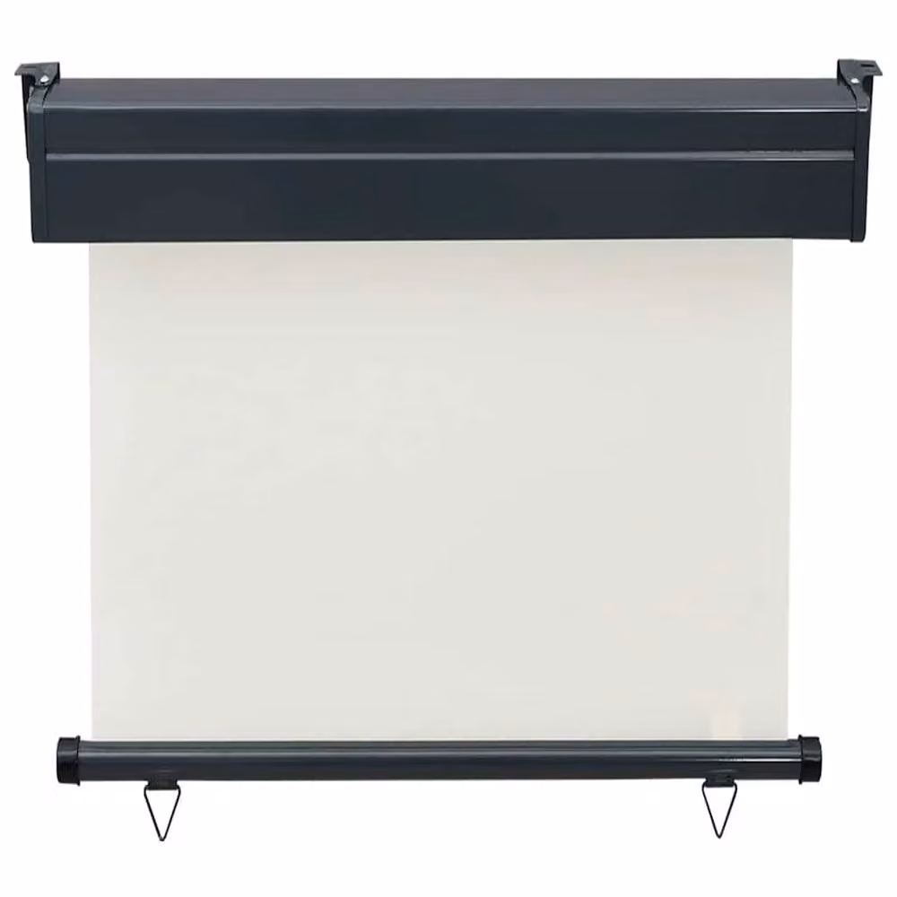Berkfield Home Balcony Side Awning in Cream, W/H: 85 x 250 cm – 2