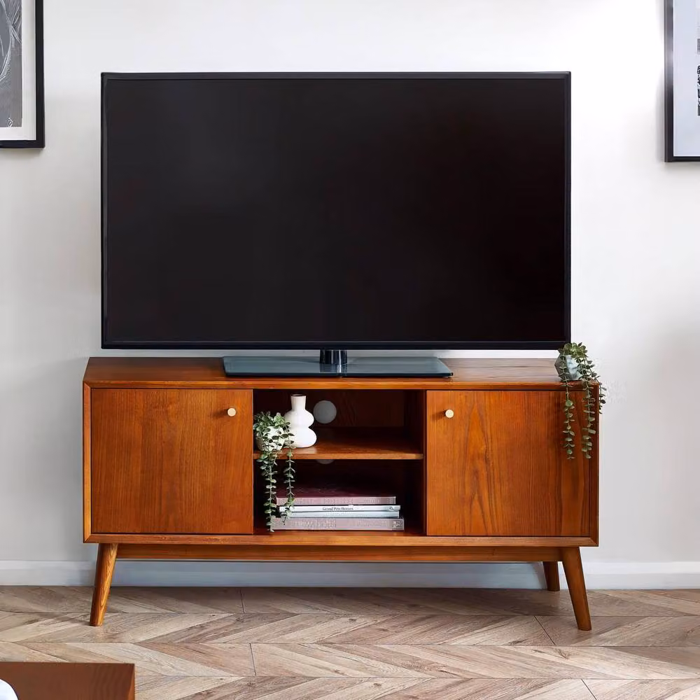 Cheshire Premium Macrae Media Unit in Brown Ash Wood – 3