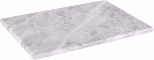 Argon Tableware White Marble Rectangular Chopping Board, W: 30 cm, D: 20 cm