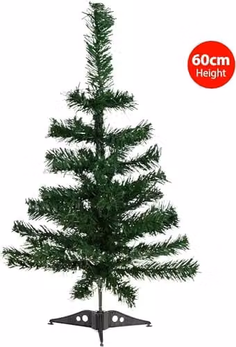 Shatchi Green Canadian Pine Artificial Tabletop Christmas Tree, Height: 60.96 cm – 2