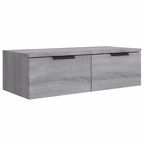 vidaXL Wall Cabinet in Grey, W/D/H: 68 x 30 x 20 cm – 1