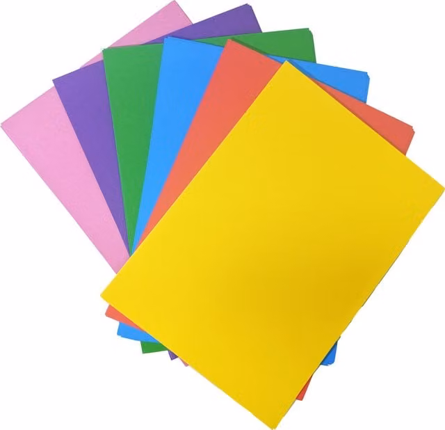 Art Studio Multicolour A4 Matte Construction Paper Pack