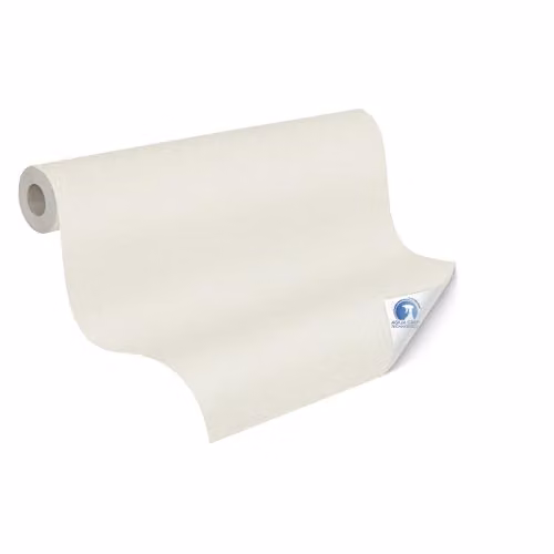 Livingwalls DESIGNDROP Pre-pasted Non-Woven Plain Wallpaper in White, W/H: 0,53 m x 10,05 m – 1