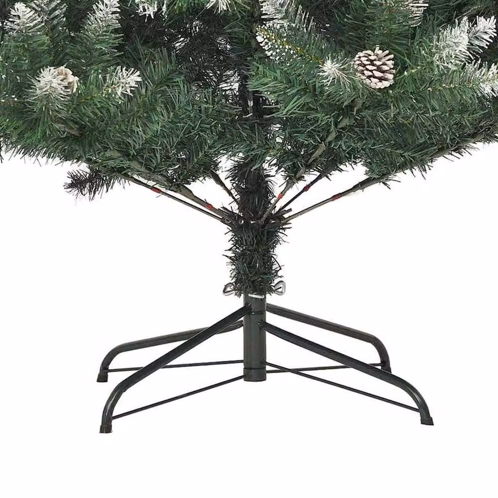 Berkfield Home Modern Artificial Christmas Tree in Green, W/D/H: 105 x 105 x 150 cm – 5