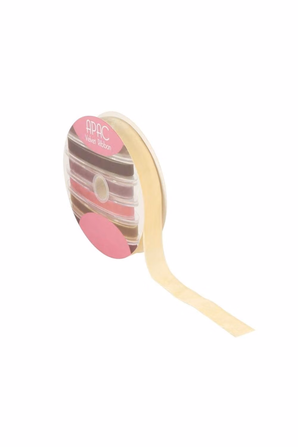 KDMD Ivory Velvet Ribbon, Width: 2.5 cm, Length: 20 m – 3